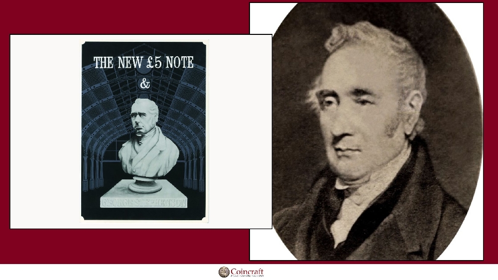 British Banknote Honouring George Stephenson - Coincraft